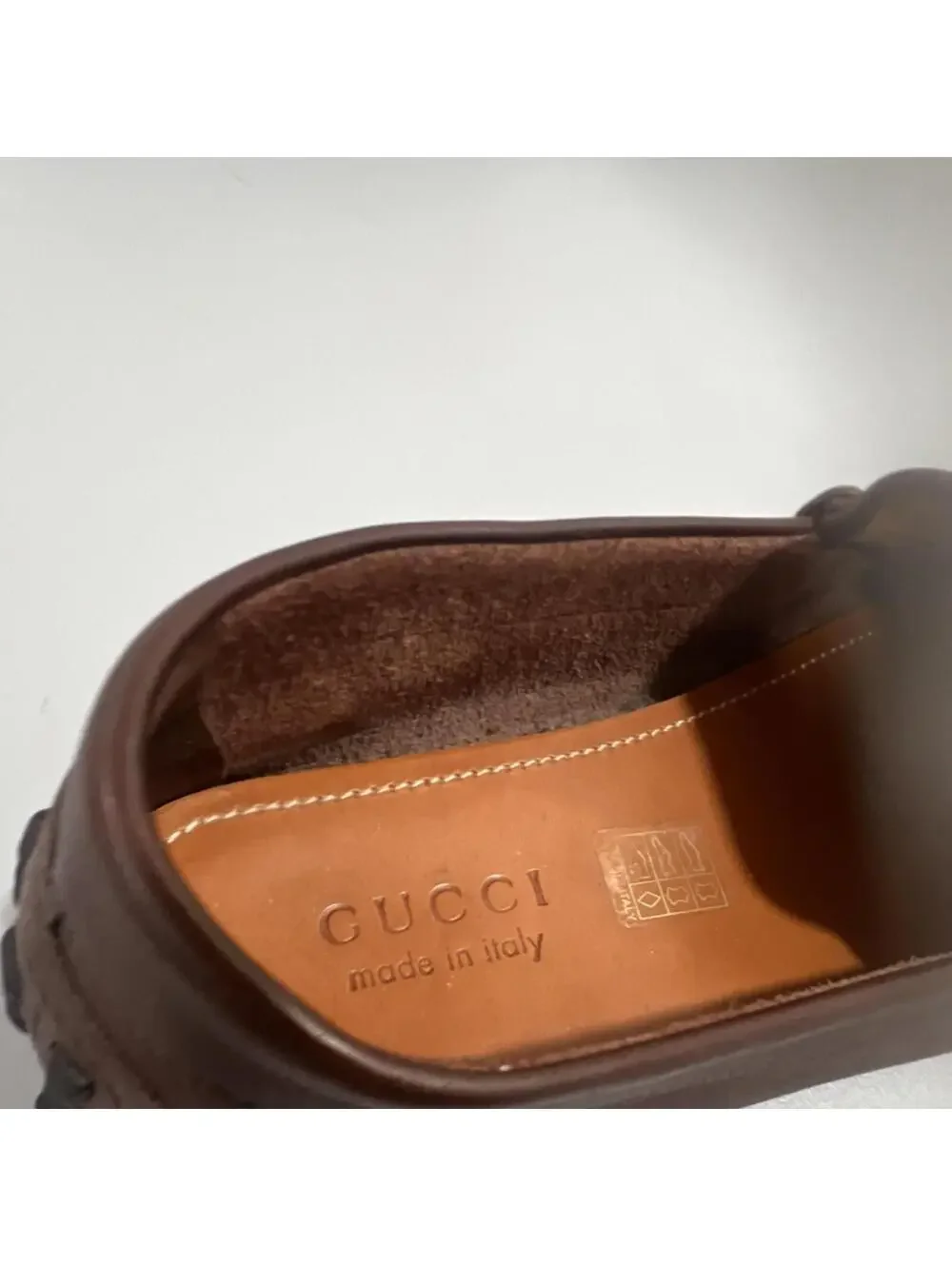 Gucci Men's Brown Buckle Leather Loafer Shoes SIZE 10 $1,089 - Picture 9 of 9